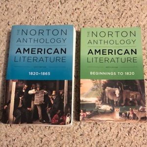 The Norton Anthology American Literature Books